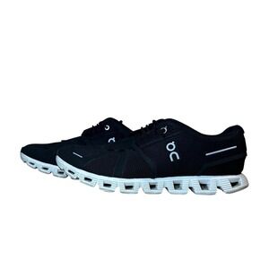 On Running Cloud 5 Black White Men's Shoes Lightweight Sneakers US 9